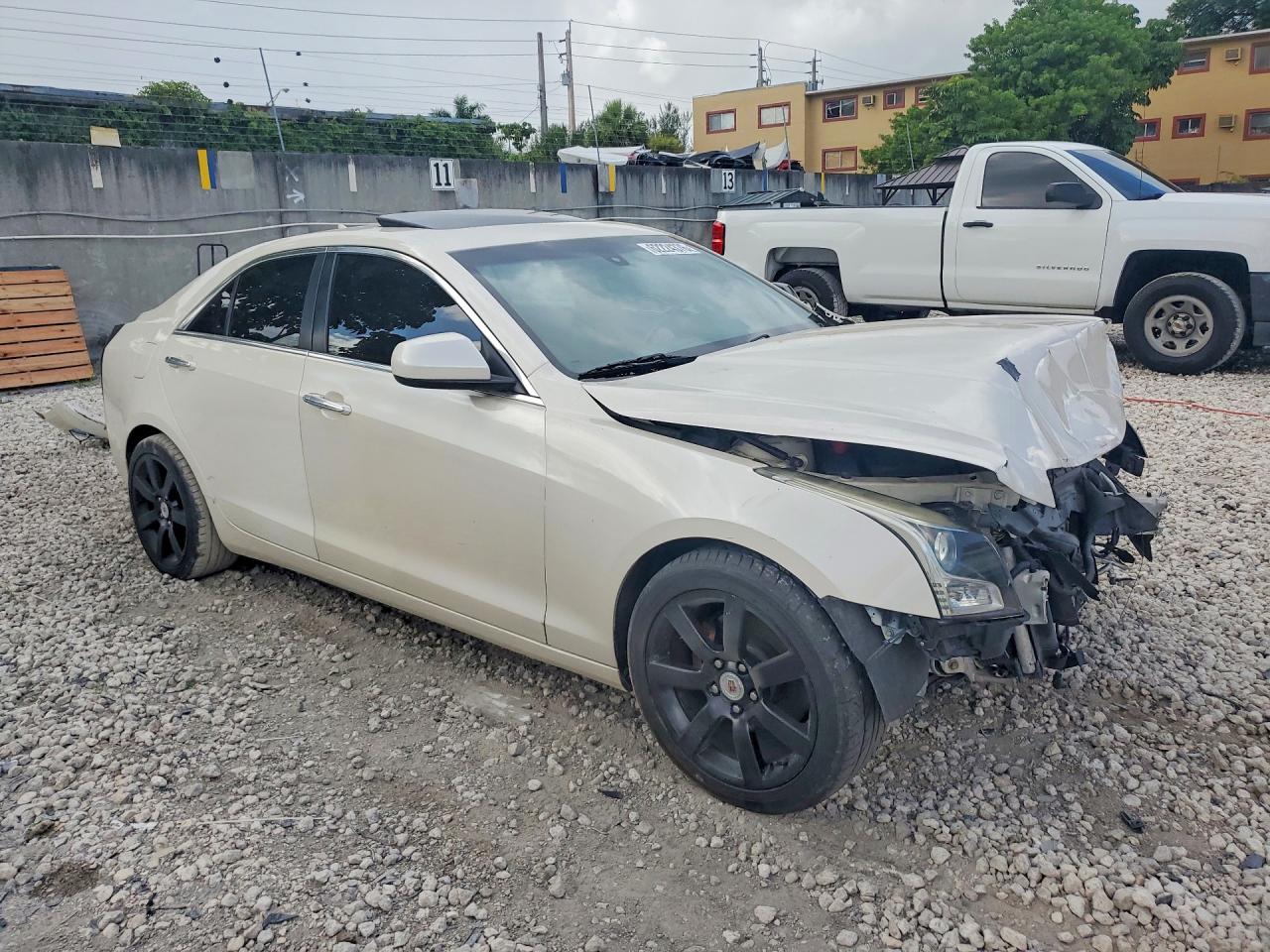 2014 Cadillac Ats Cream vin: 1G6AA5RA4E0132263