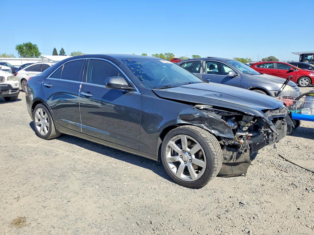 2015 Cadillac Ats Black vin: 1G6AA5RA4F0100950