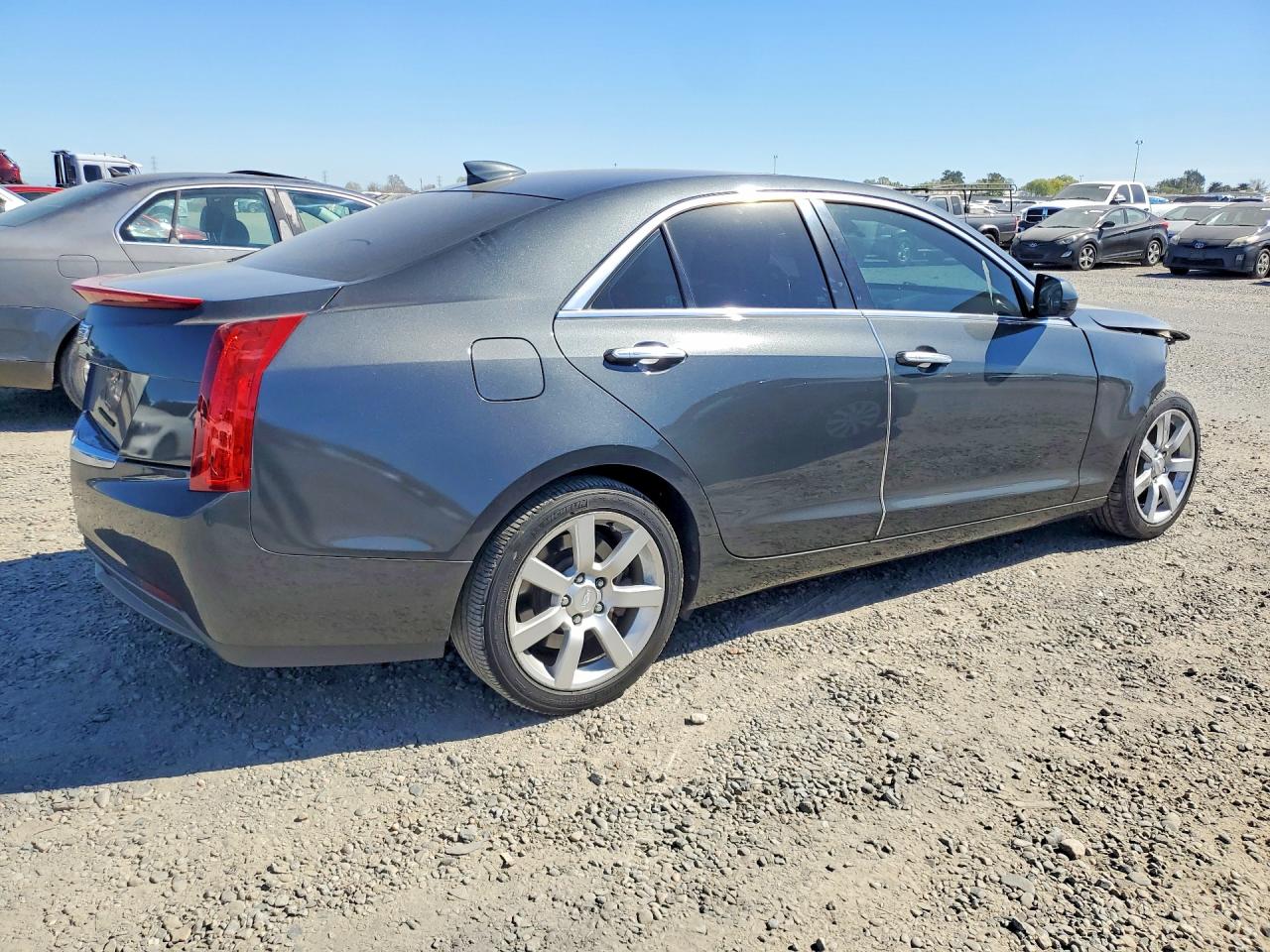 2015 Cadillac Ats Black vin: 1G6AA5RA4F0100950