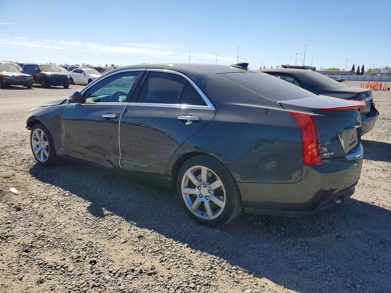 2015 Cadillac Ats Black vin: 1G6AA5RA4F0100950
