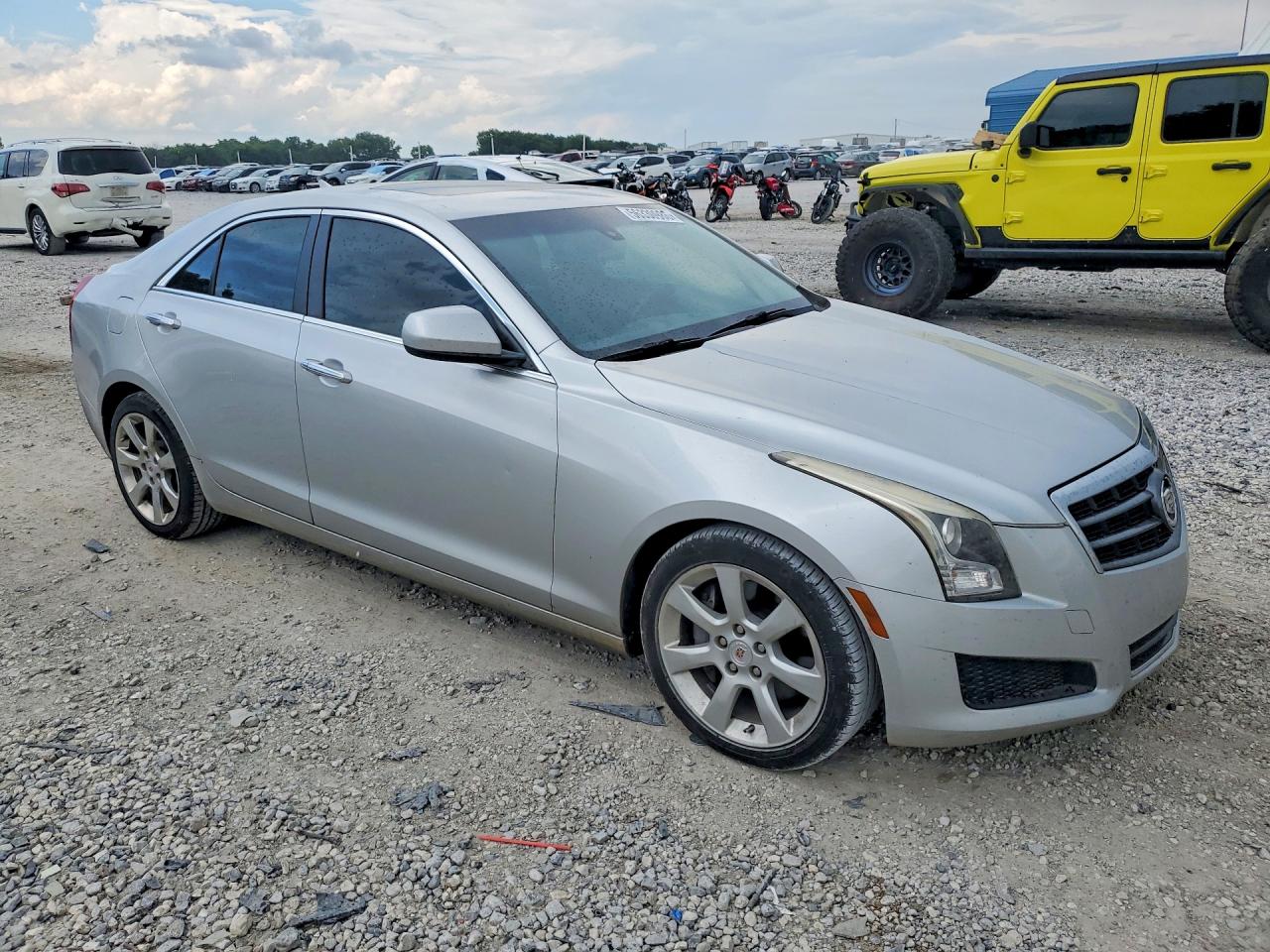2013 Cadillac Ats Silver vin: 1G6AA5RA5D0110464