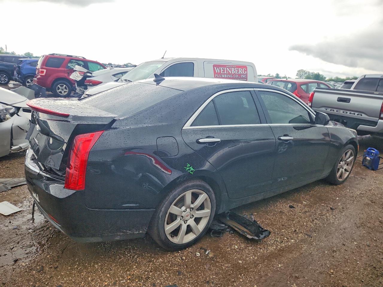 2013 Cadillac Ats Black vin: 1G6AA5RA5D0157168