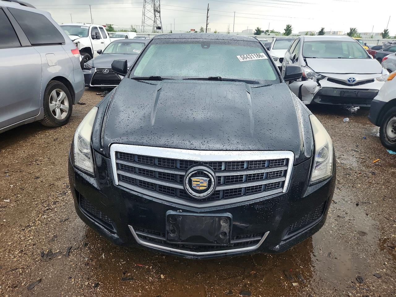 2013 Cadillac Ats Black vin: 1G6AA5RA5D0157168