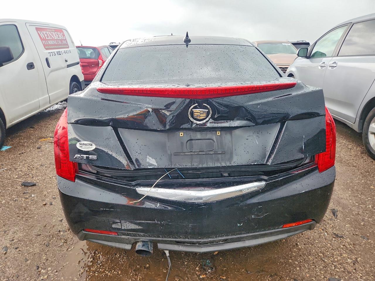 2013 Cadillac Ats Black vin: 1G6AA5RA5D0157168