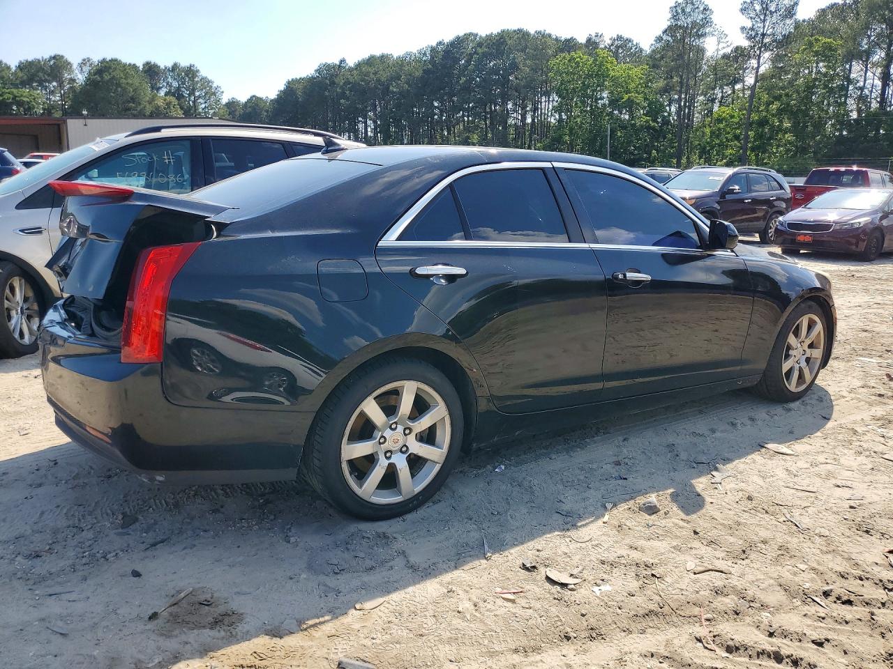 2013 Cadillac Ats Black vin: 1G6AA5RA5D0169272
