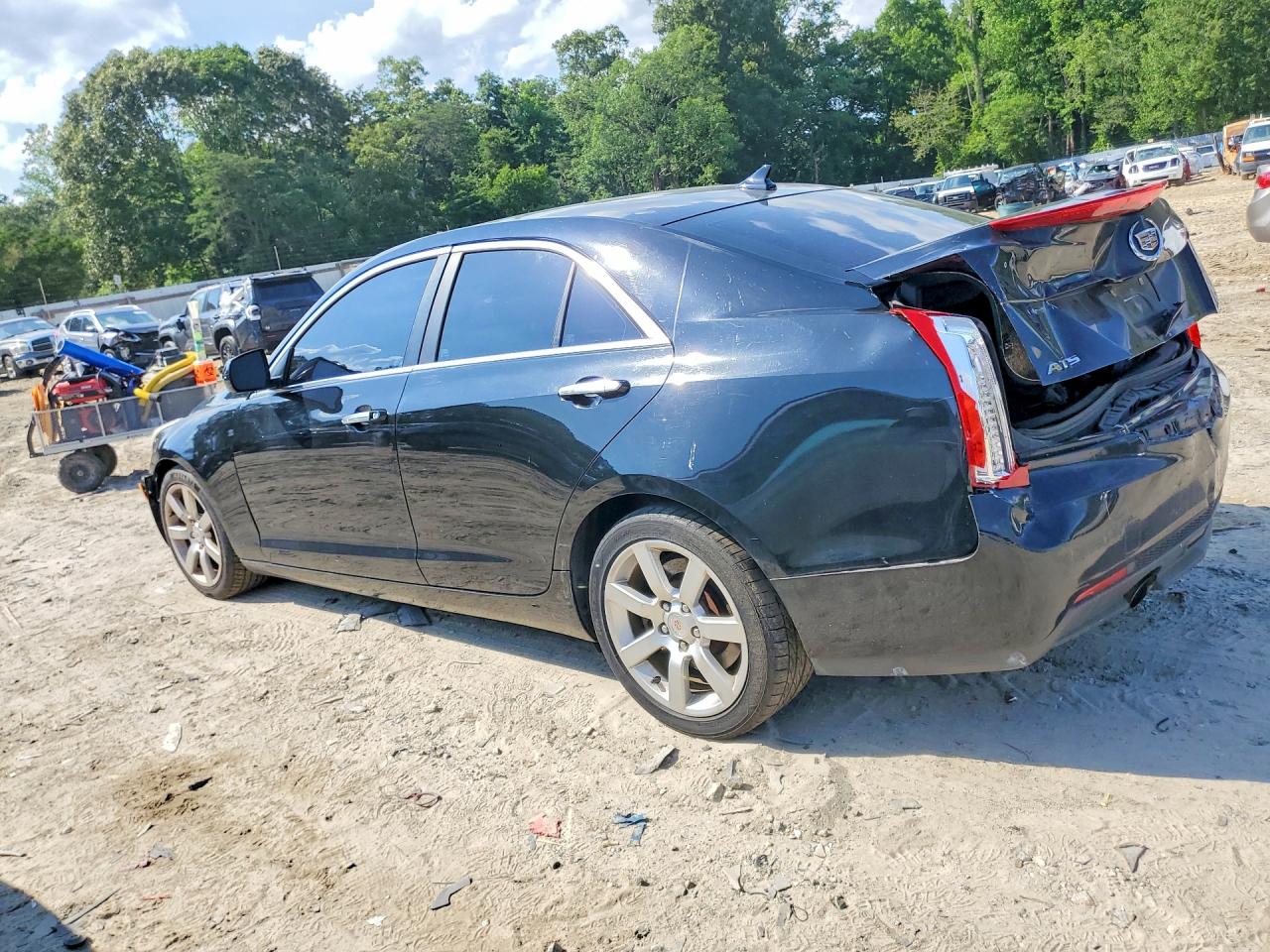 2013 Cadillac Ats Black vin: 1G6AA5RA5D0169272