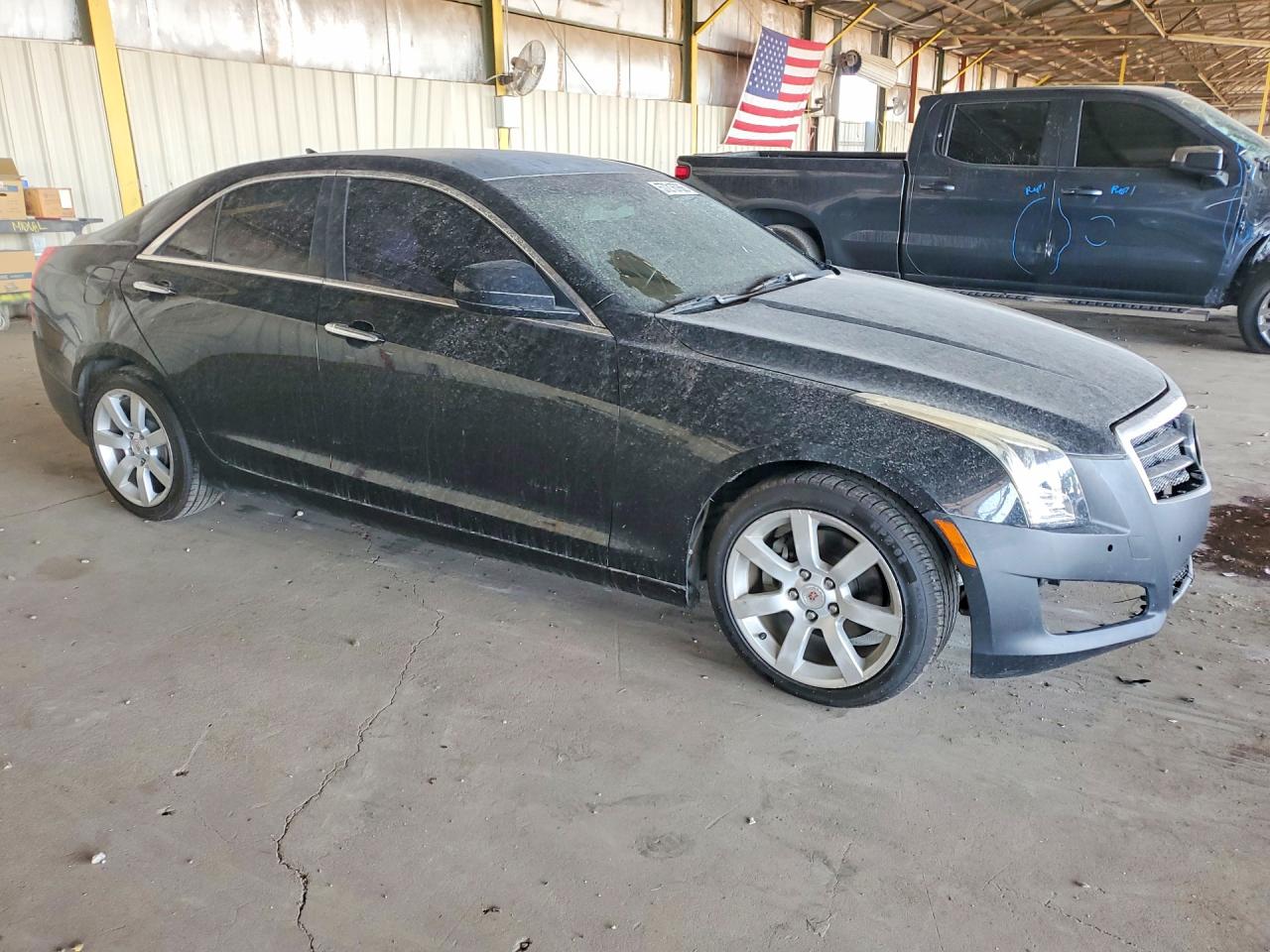 2013 Cadillac Ats Black vin: 1G6AA5RA5D0174035