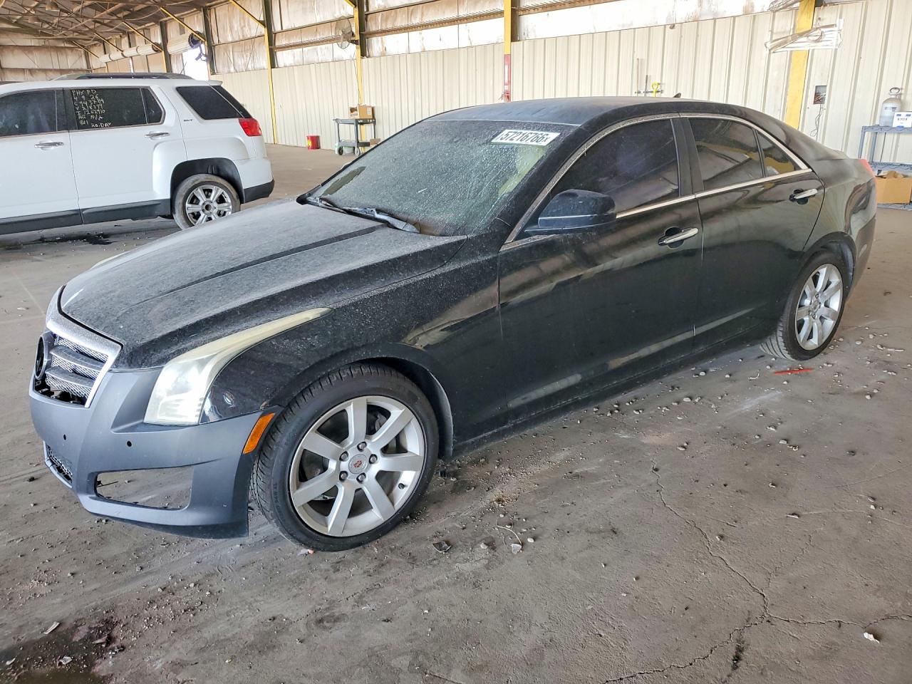 2013 Cadillac Ats Black vin: 1G6AA5RA5D0174035
