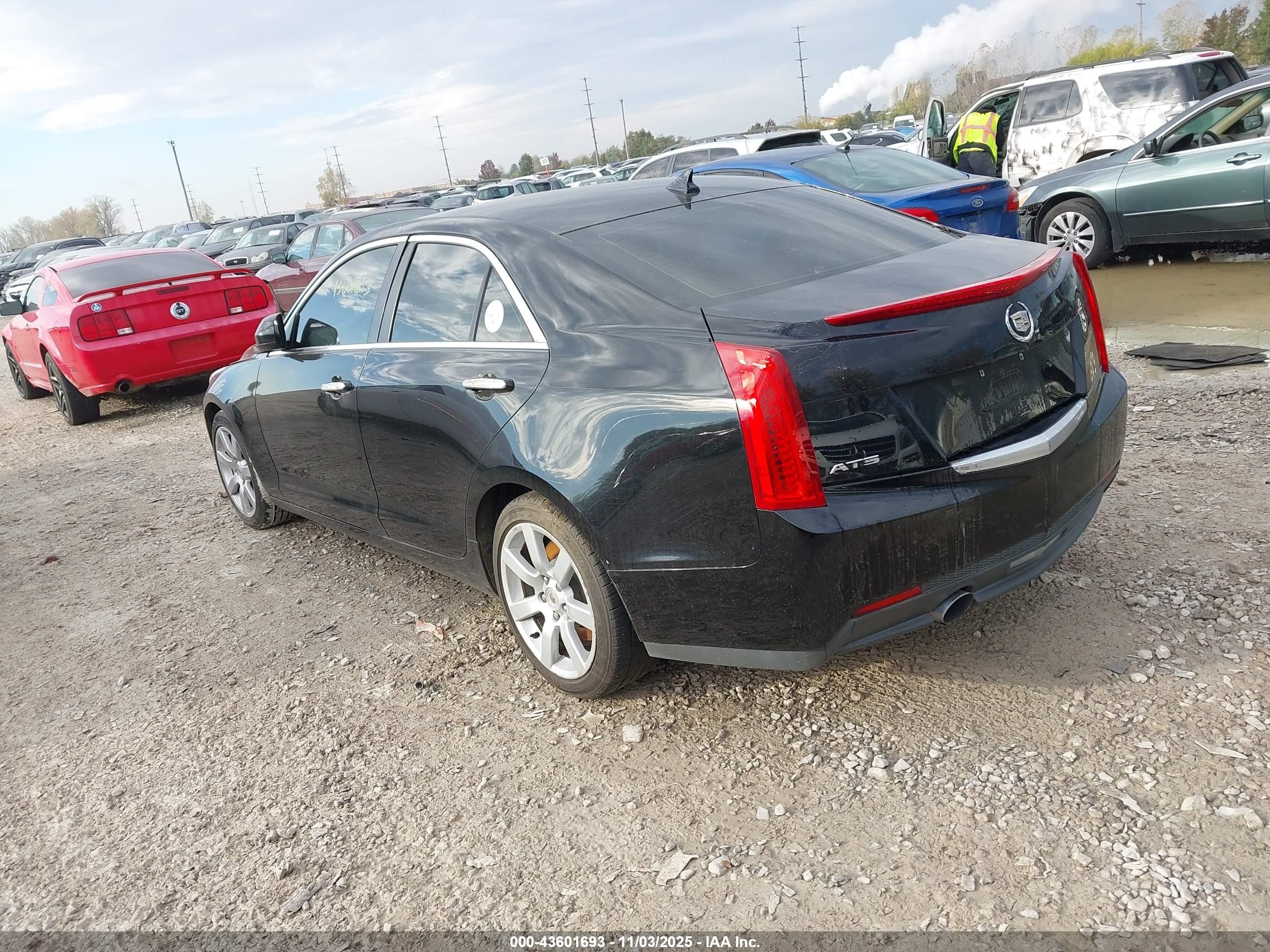 2014 Cadillac Ats Standard Black vin: 1G6AA5RA5E0104682