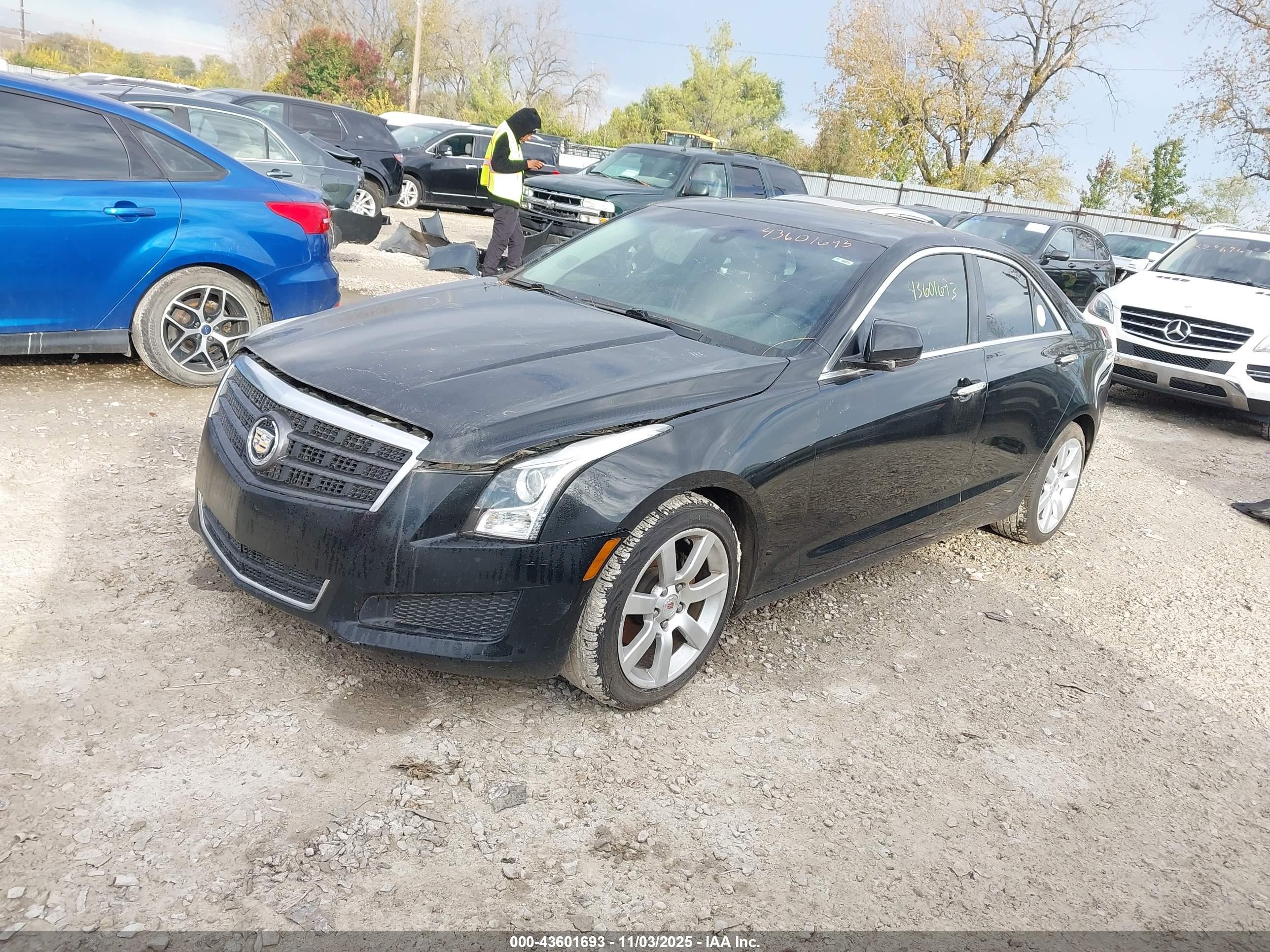 2014 Cadillac Ats Standard Black vin: 1G6AA5RA5E0104682