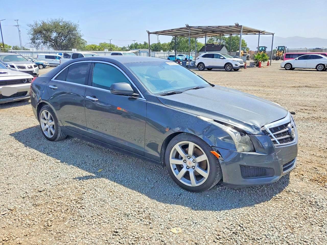 2014 Cadillac Ats Gray vin: 1G6AA5RA5E0176661