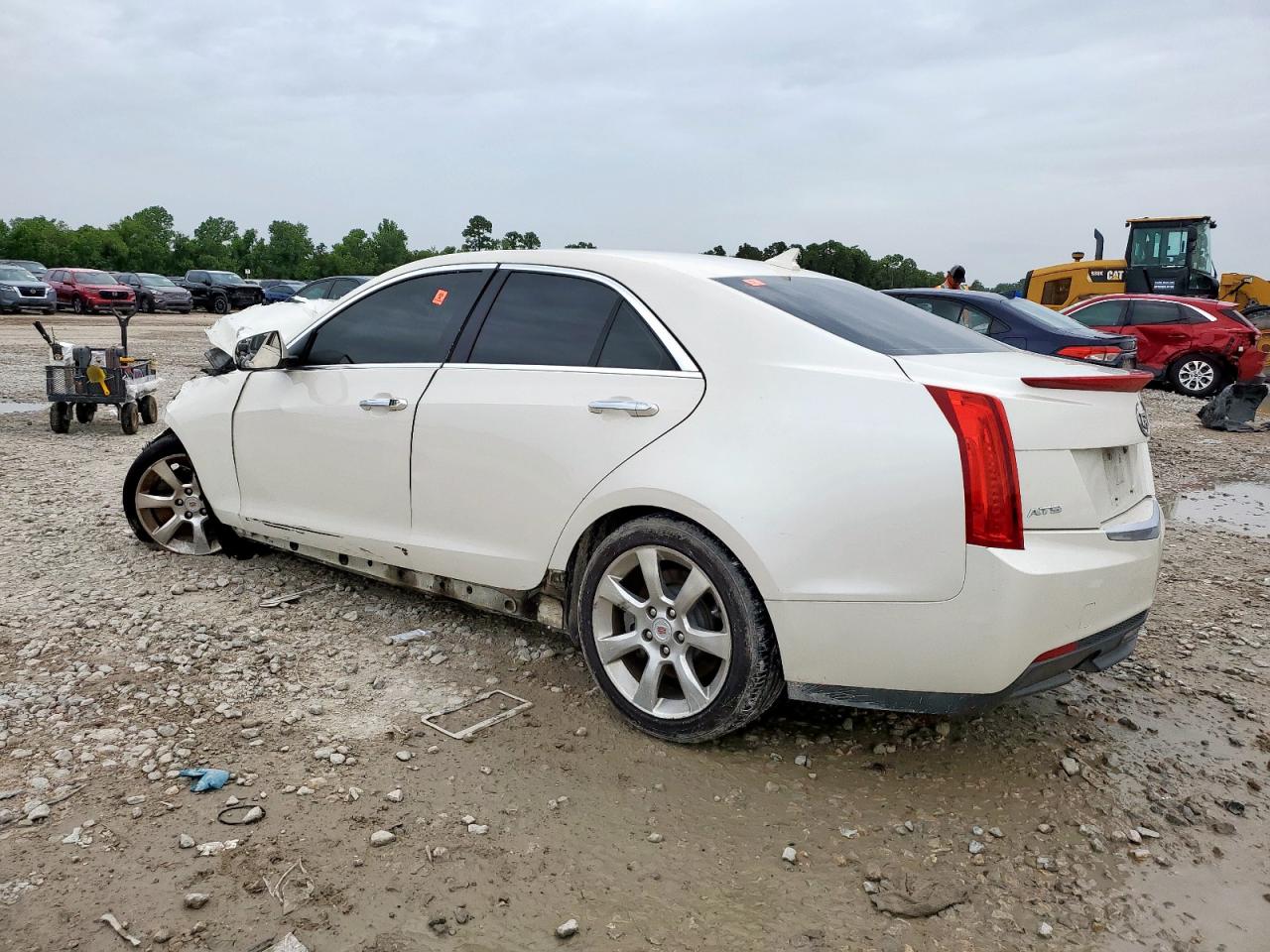 2013 Cadillac Ats White vin: 1G6AA5RA6D0121022
