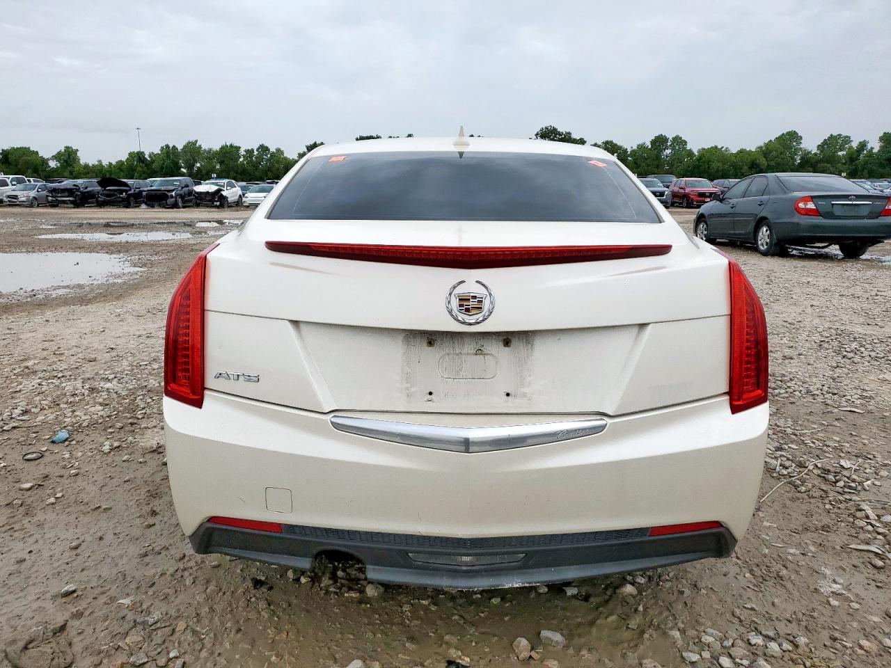 2013 Cadillac Ats White vin: 1G6AA5RA6D0121022