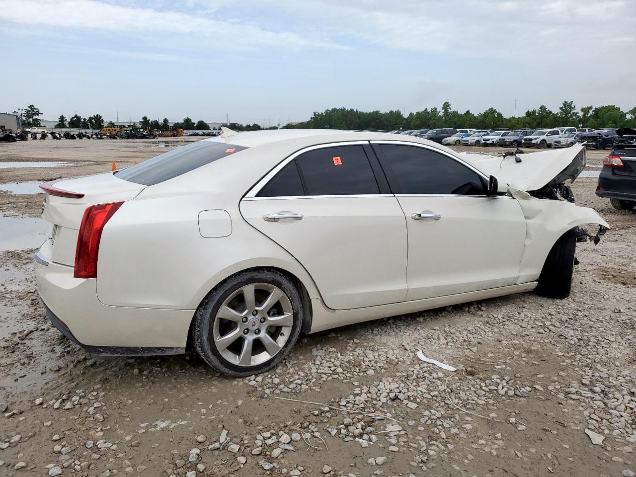 2013 Cadillac Ats White vin: 1G6AA5RA6D0121022