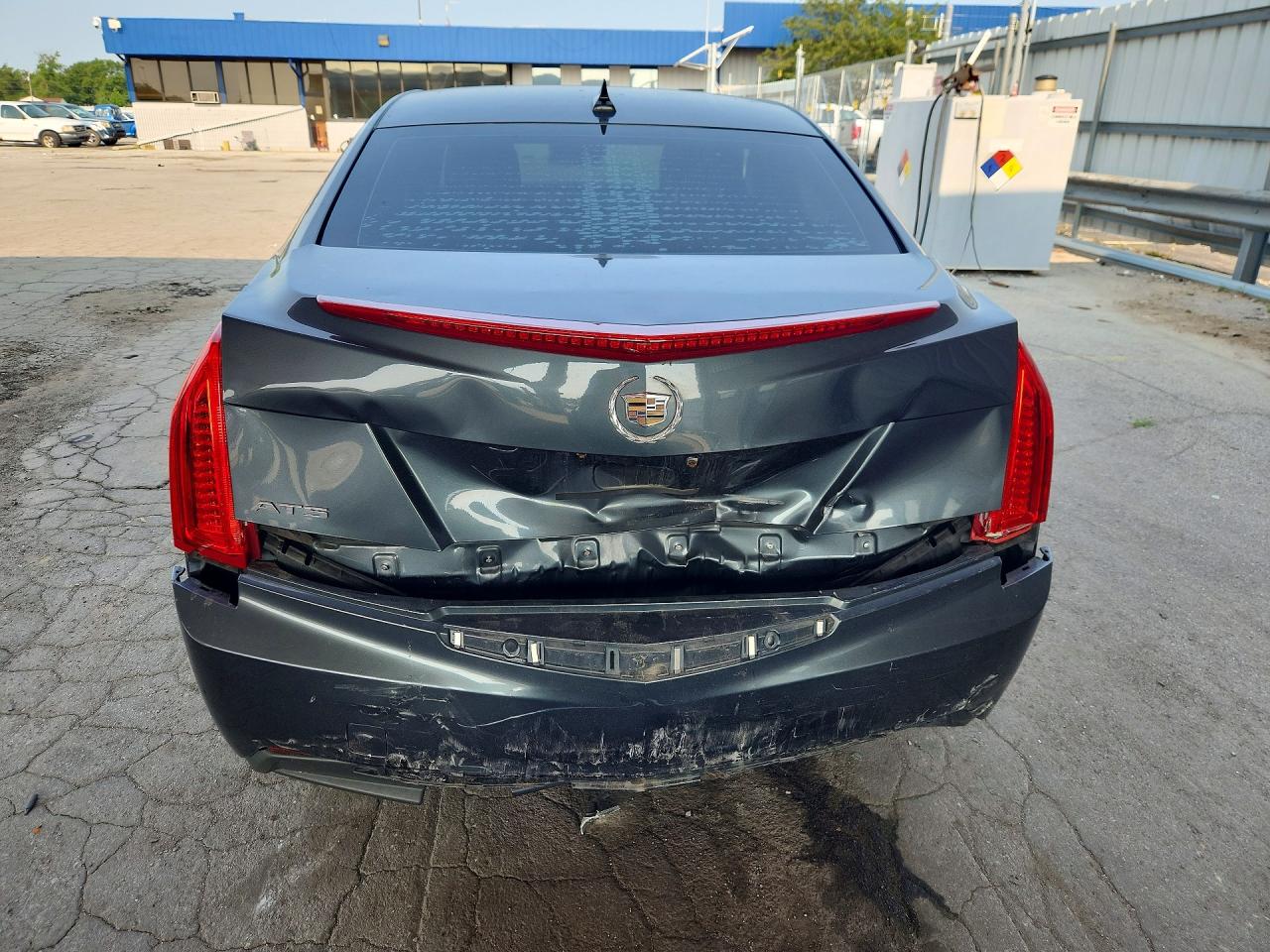 2013 Cadillac Ats Gray vin: 1G6AA5RA6D0147376