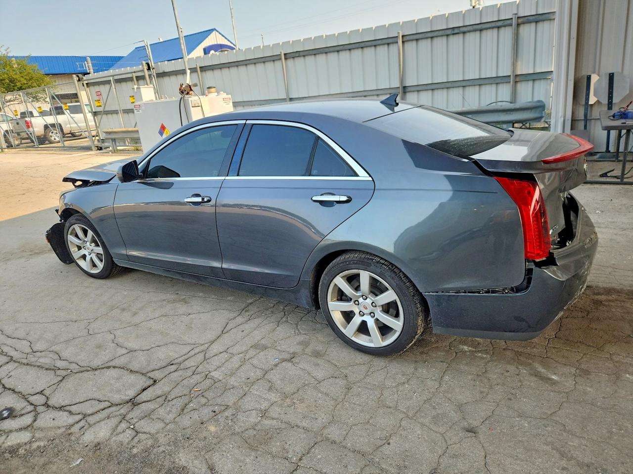 2013 Cadillac Ats Gray vin: 1G6AA5RA6D0147376