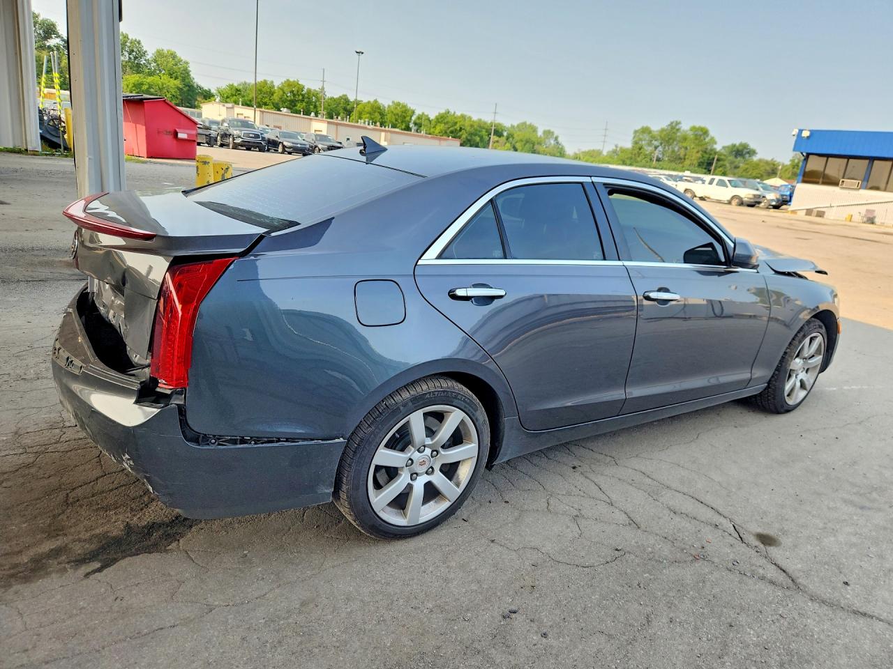 2013 Cadillac Ats Gray vin: 1G6AA5RA6D0147376