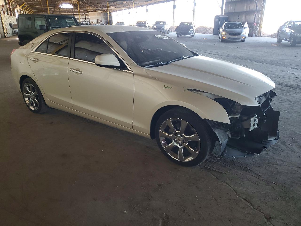 2013 Cadillac Ats White vin: 1G6AA5RA6D0169524