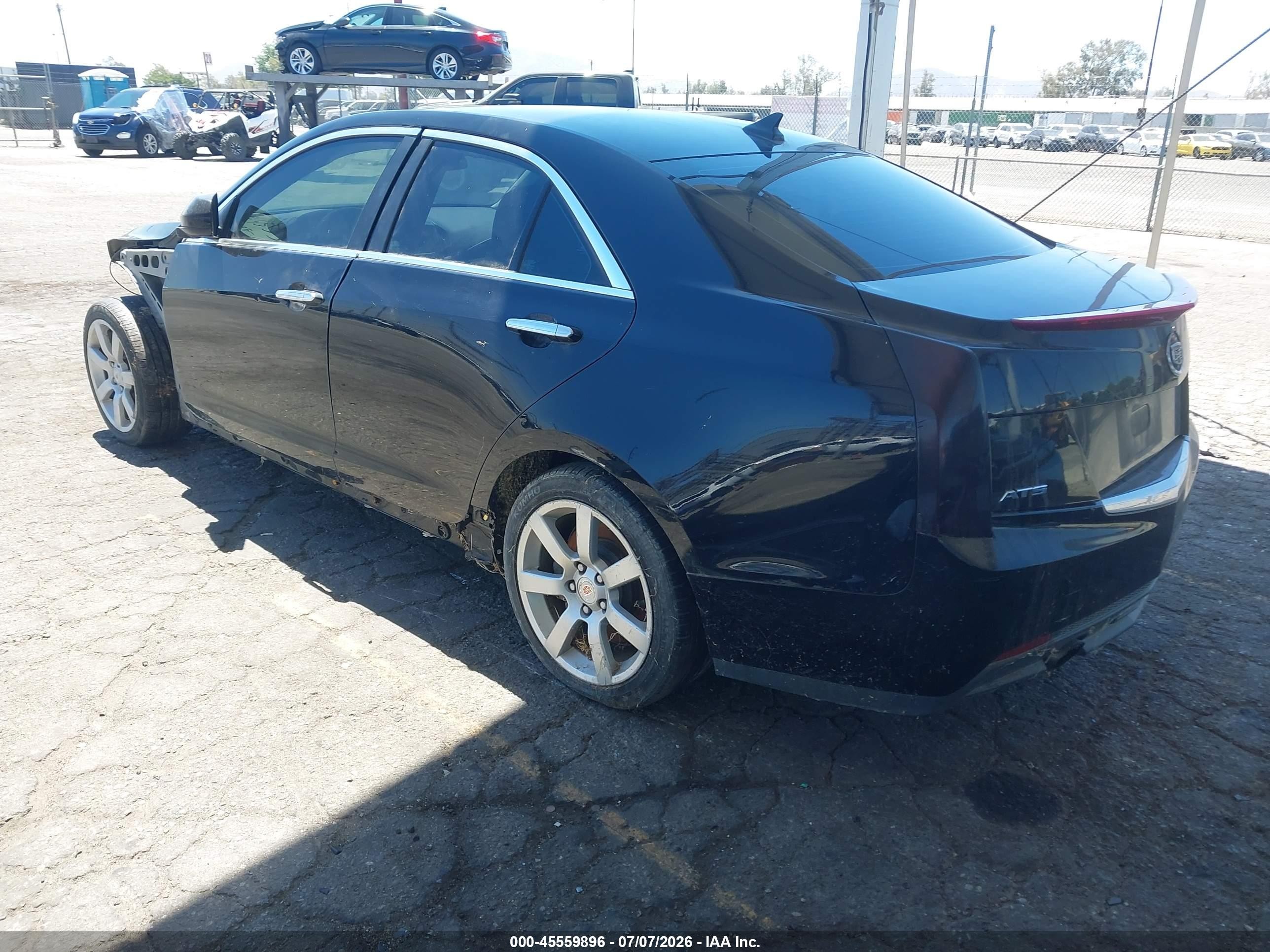 2014 Cadillac Ats Standard Черный vin: 1G6AA5RA6E0103475