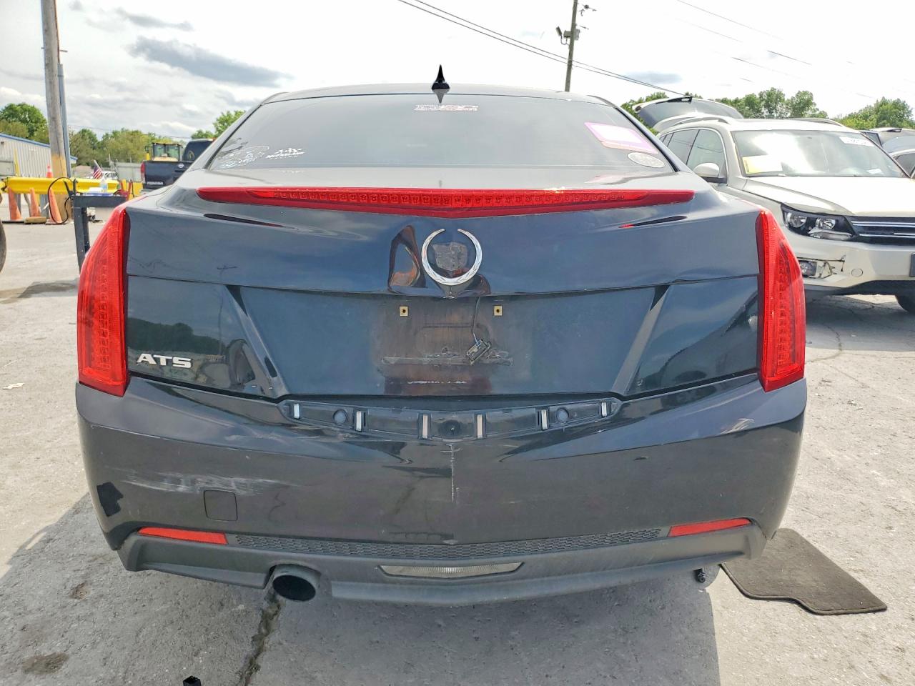 2014 Cadillac Ats Black vin: 1G6AA5RA6E0176295