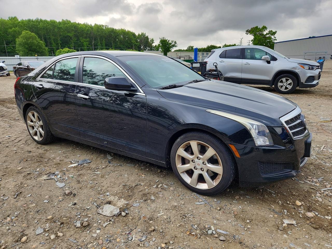 2013 Cadillac Ats Black vin: 1G6AA5RA7D0113415
