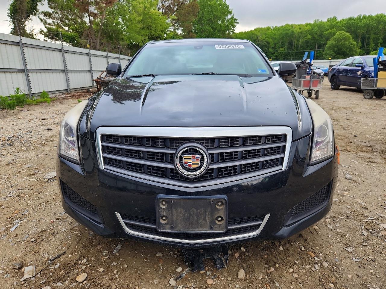 2013 Cadillac Ats Black vin: 1G6AA5RA7D0113415