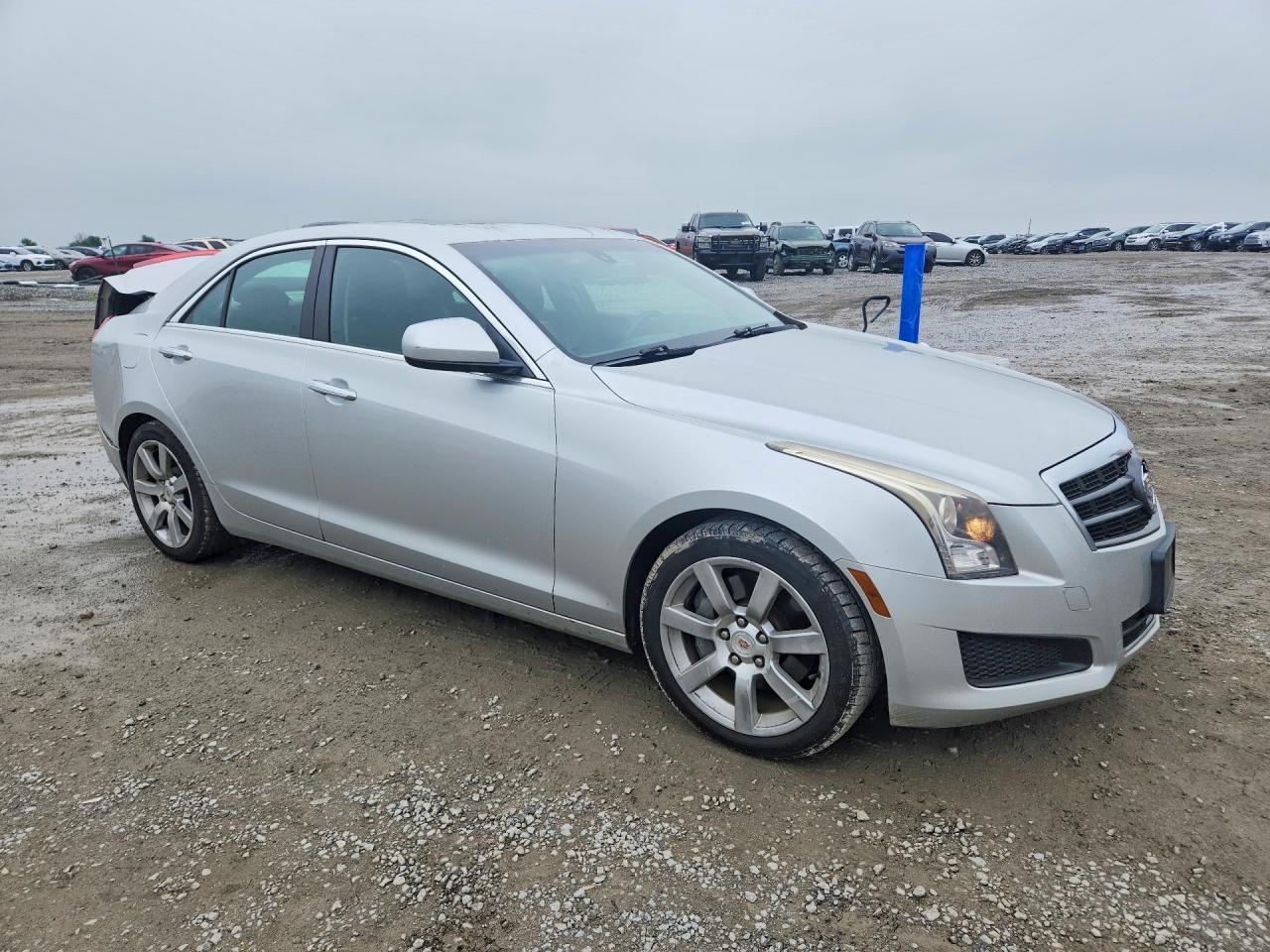 2013 Cadillac Ats Silver vin: 1G6AA5RA7D0122518