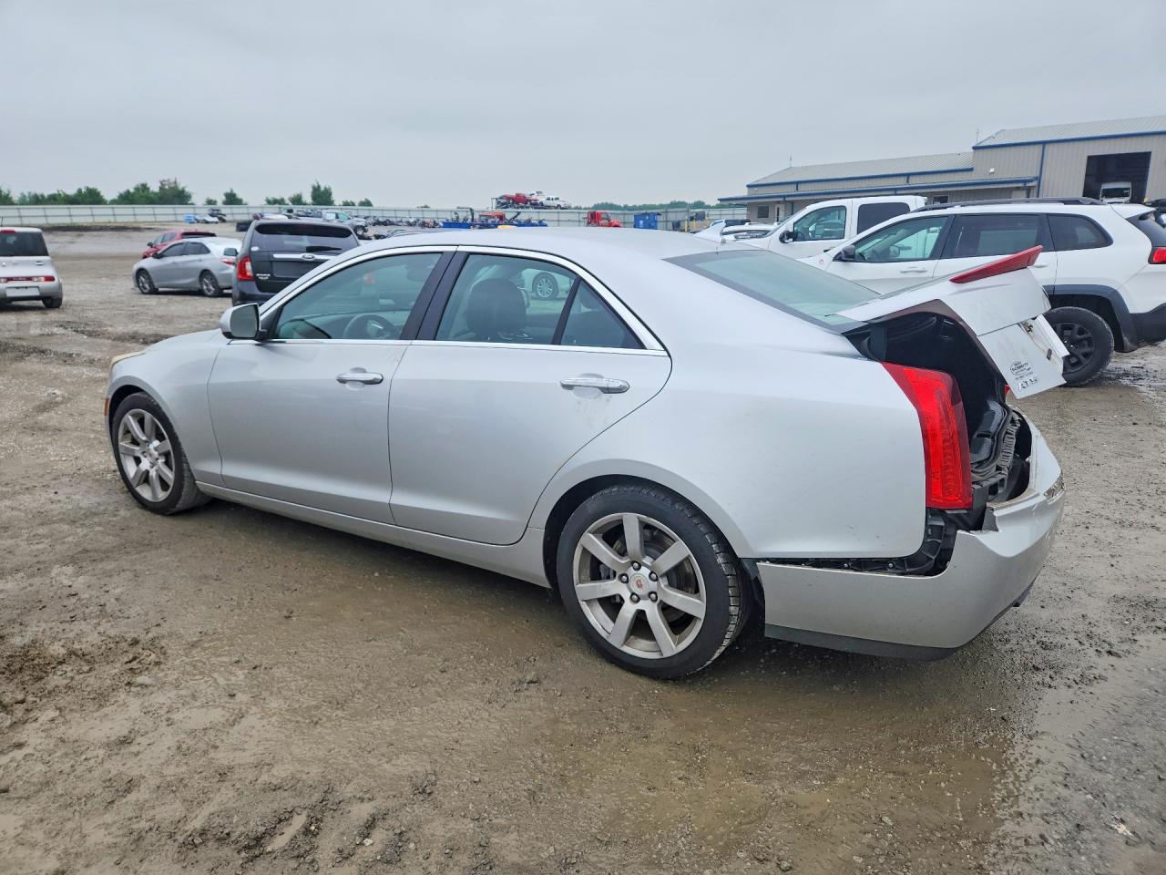 2013 Cadillac Ats Silver vin: 1G6AA5RA7D0122518