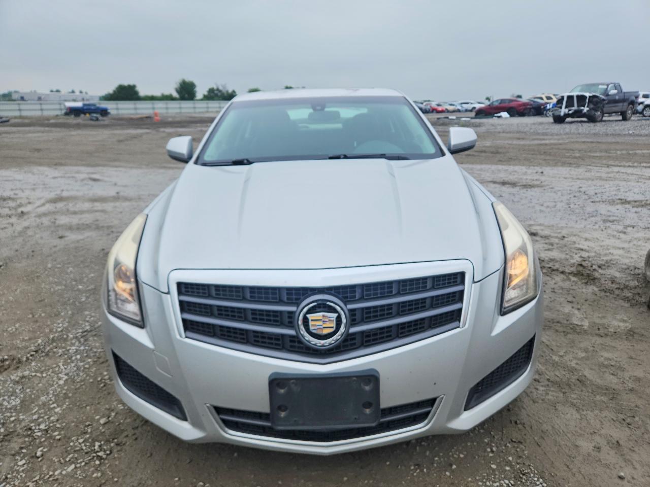 2013 Cadillac Ats Silver vin: 1G6AA5RA7D0122518