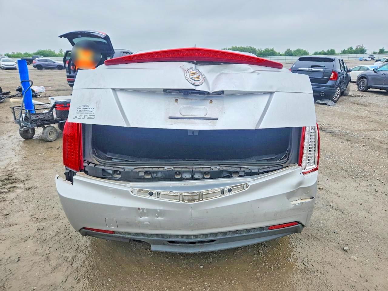 2013 Cadillac Ats Silver vin: 1G6AA5RA7D0122518