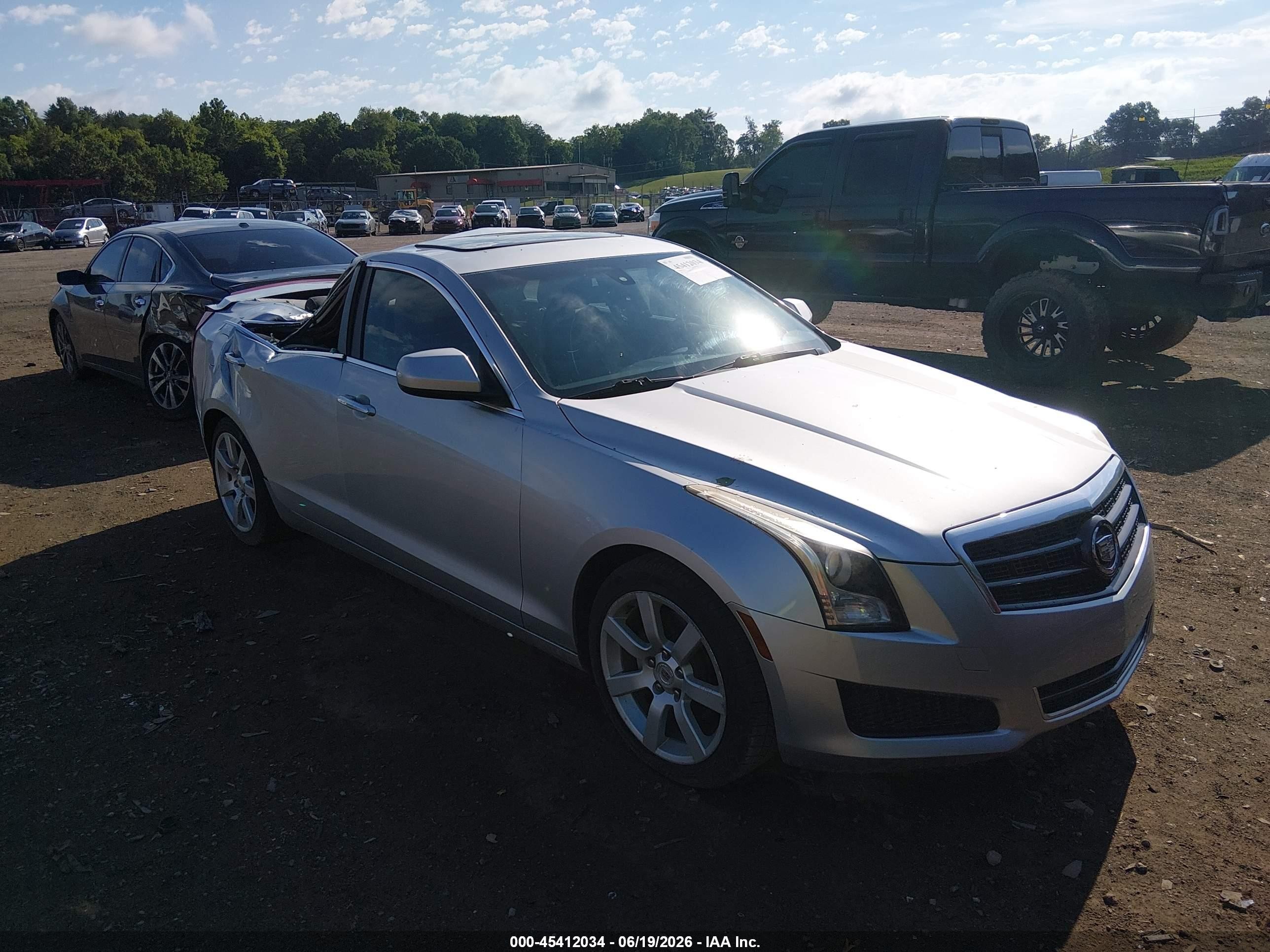 2013 Cadillac Ats Standard Silver vin: 1G6AA5RA7D0148844
