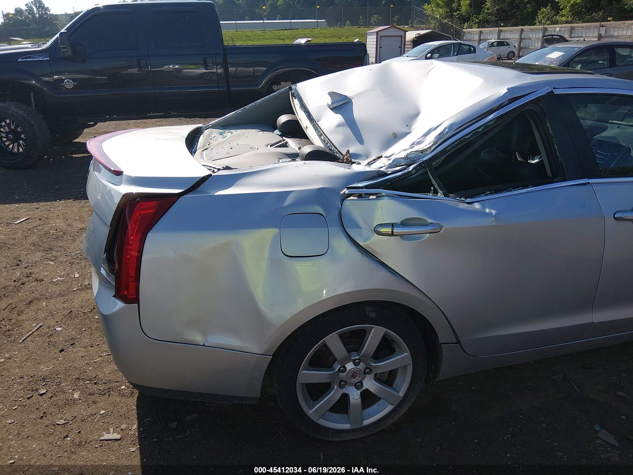 2013 Cadillac Ats Standard Silver vin: 1G6AA5RA7D0148844