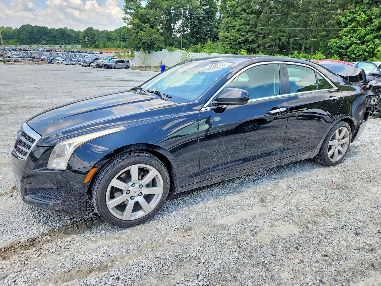 2014 Cadillac Ats Black vin: 1G6AA5RA7E0103601
