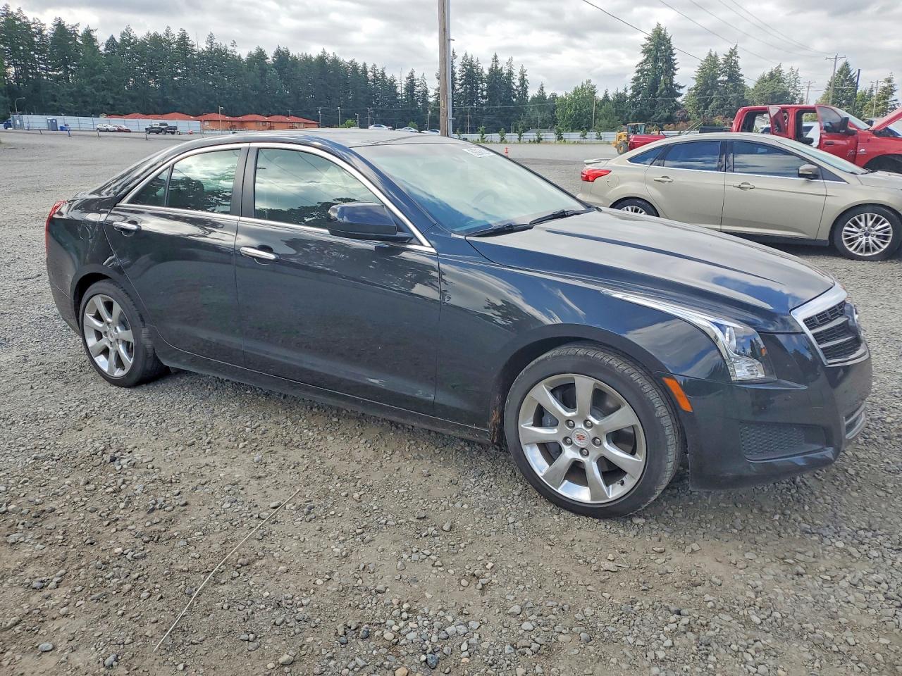 2014 Cadillac Ats Black vin: 1G6AA5RA7E0104912