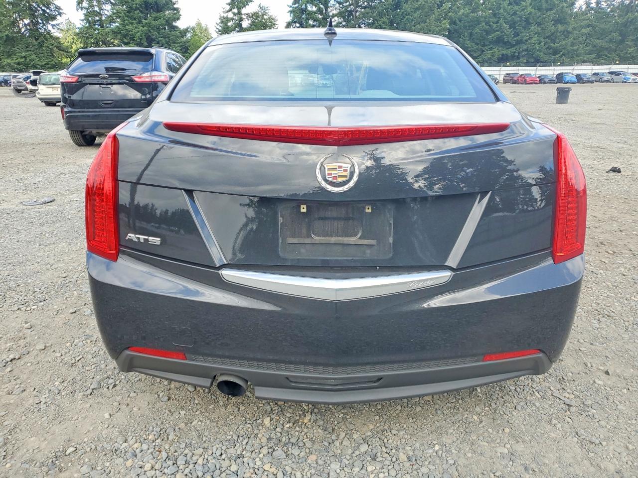 2014 Cadillac Ats Black vin: 1G6AA5RA7E0104912