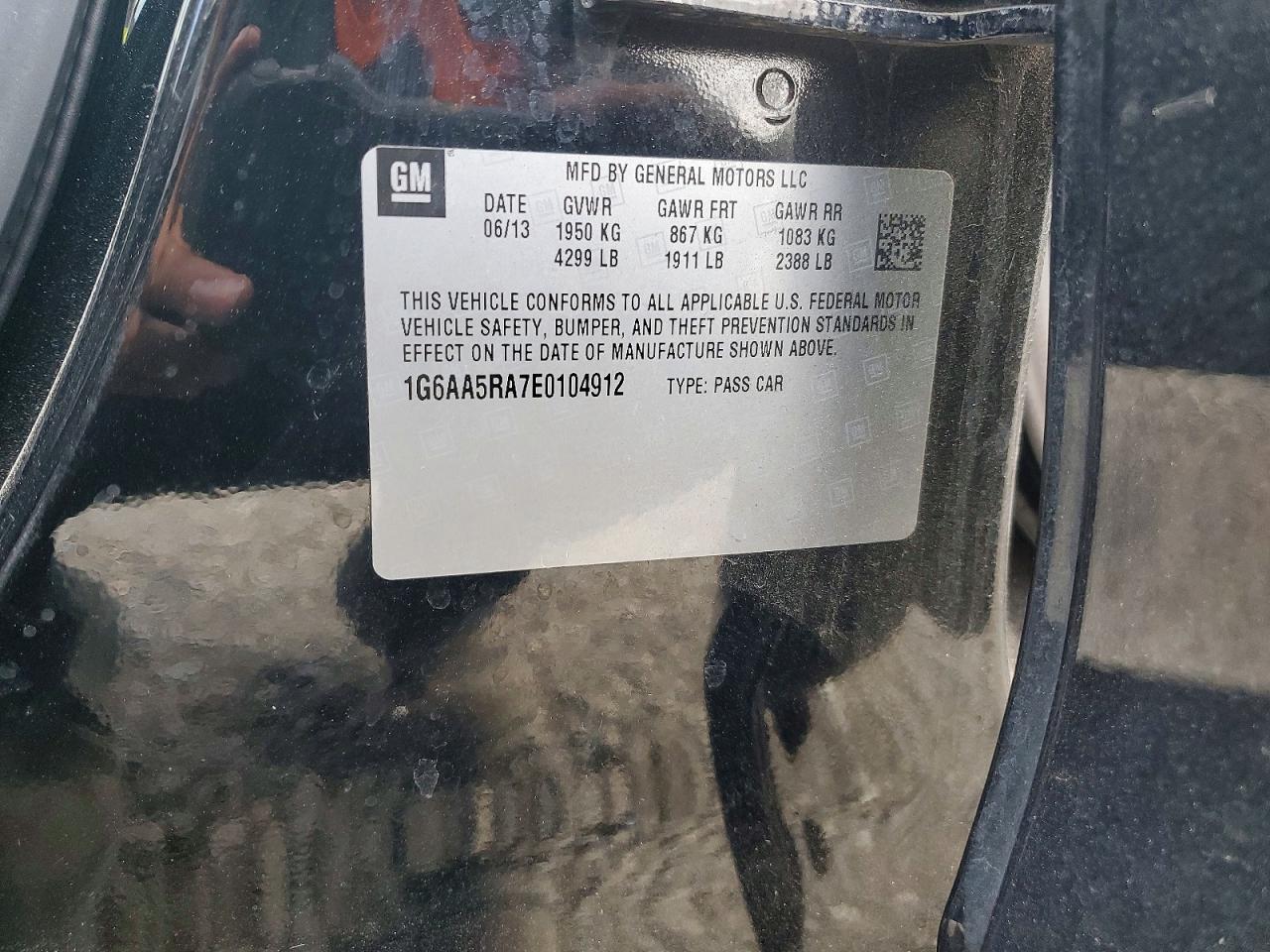 2014 Cadillac Ats Black vin: 1G6AA5RA7E0104912