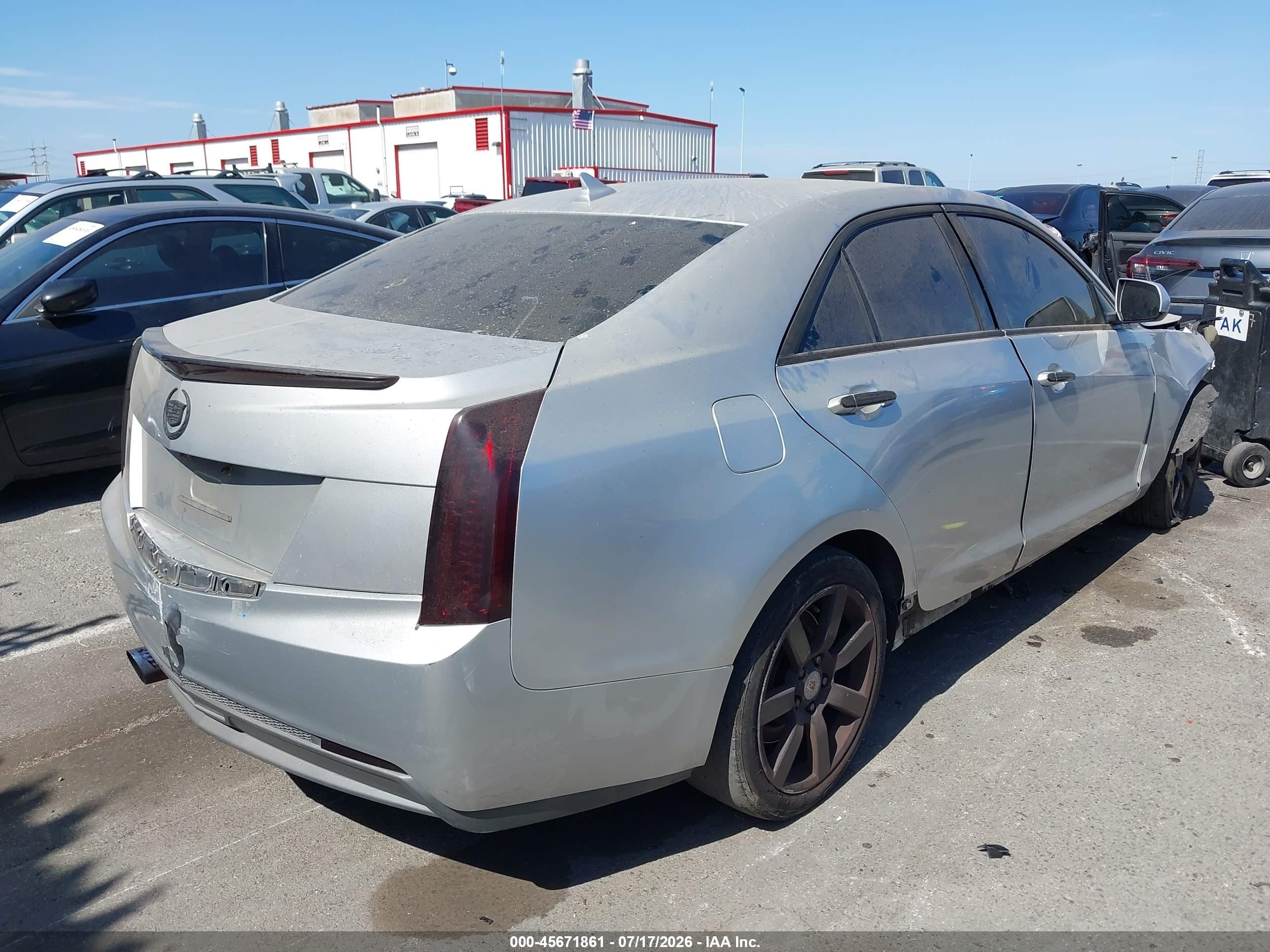 2014 Cadillac Ats Standard Silver vin: 1G6AA5RA7E0184647