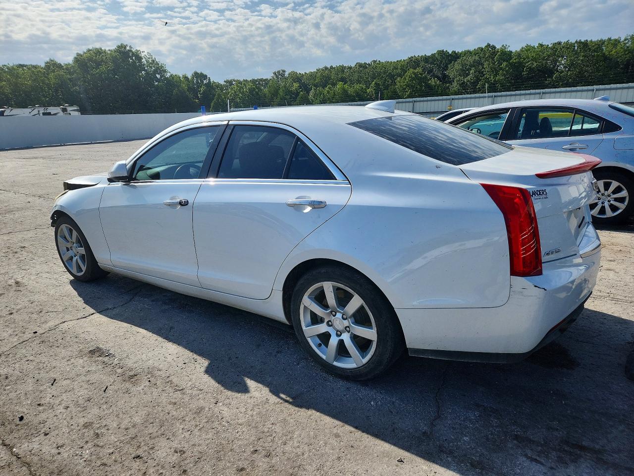 2015 Cadillac Ats White vin: 1G6AA5RA7F0114468