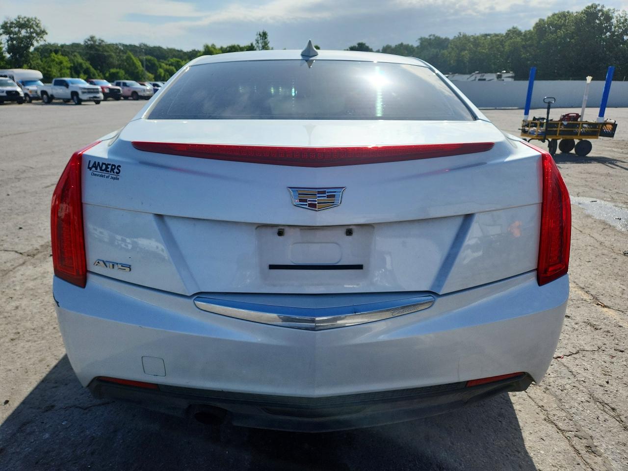2015 Cadillac Ats White vin: 1G6AA5RA7F0114468