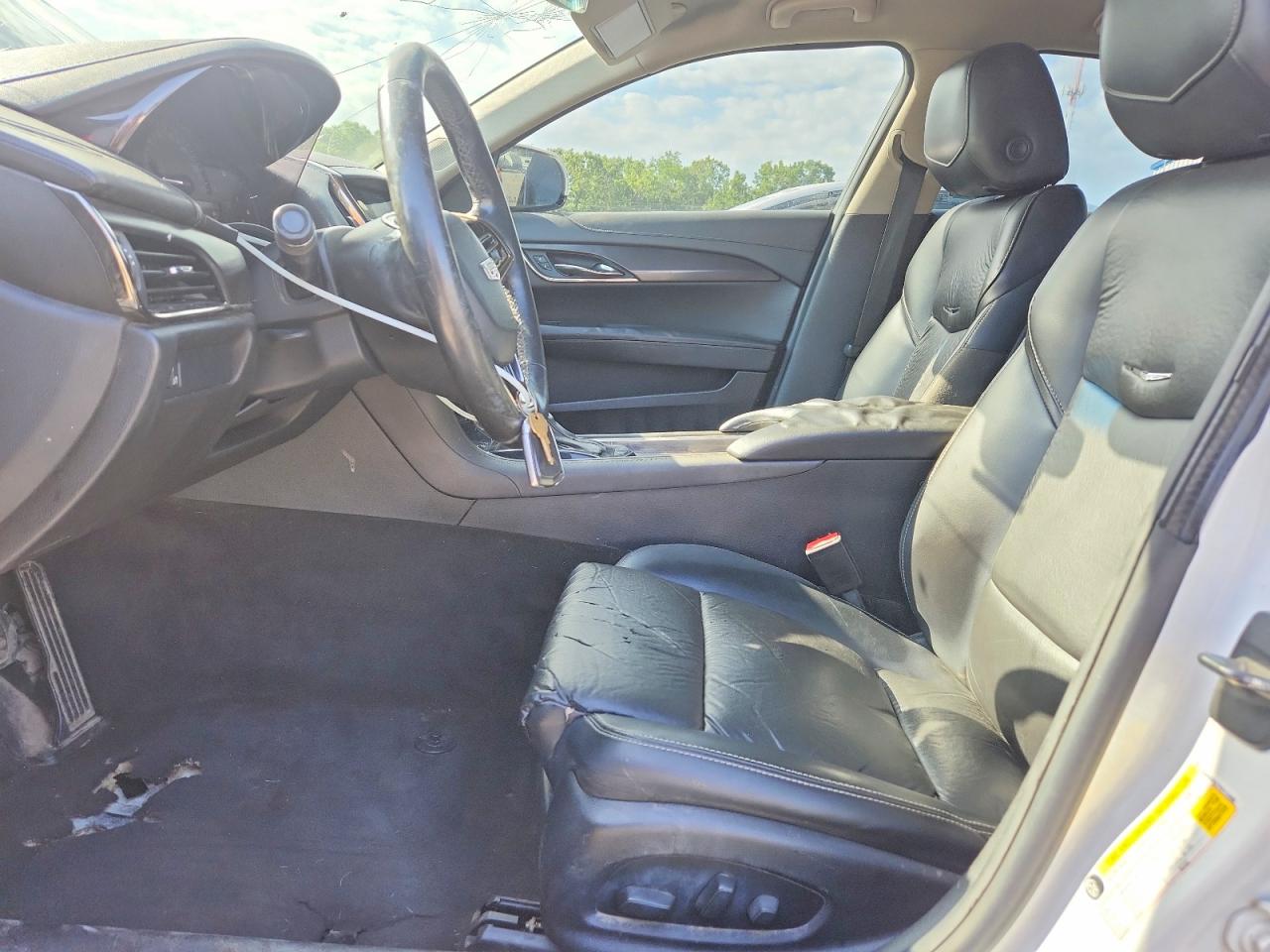 2015 Cadillac Ats White vin: 1G6AA5RA7F0114468