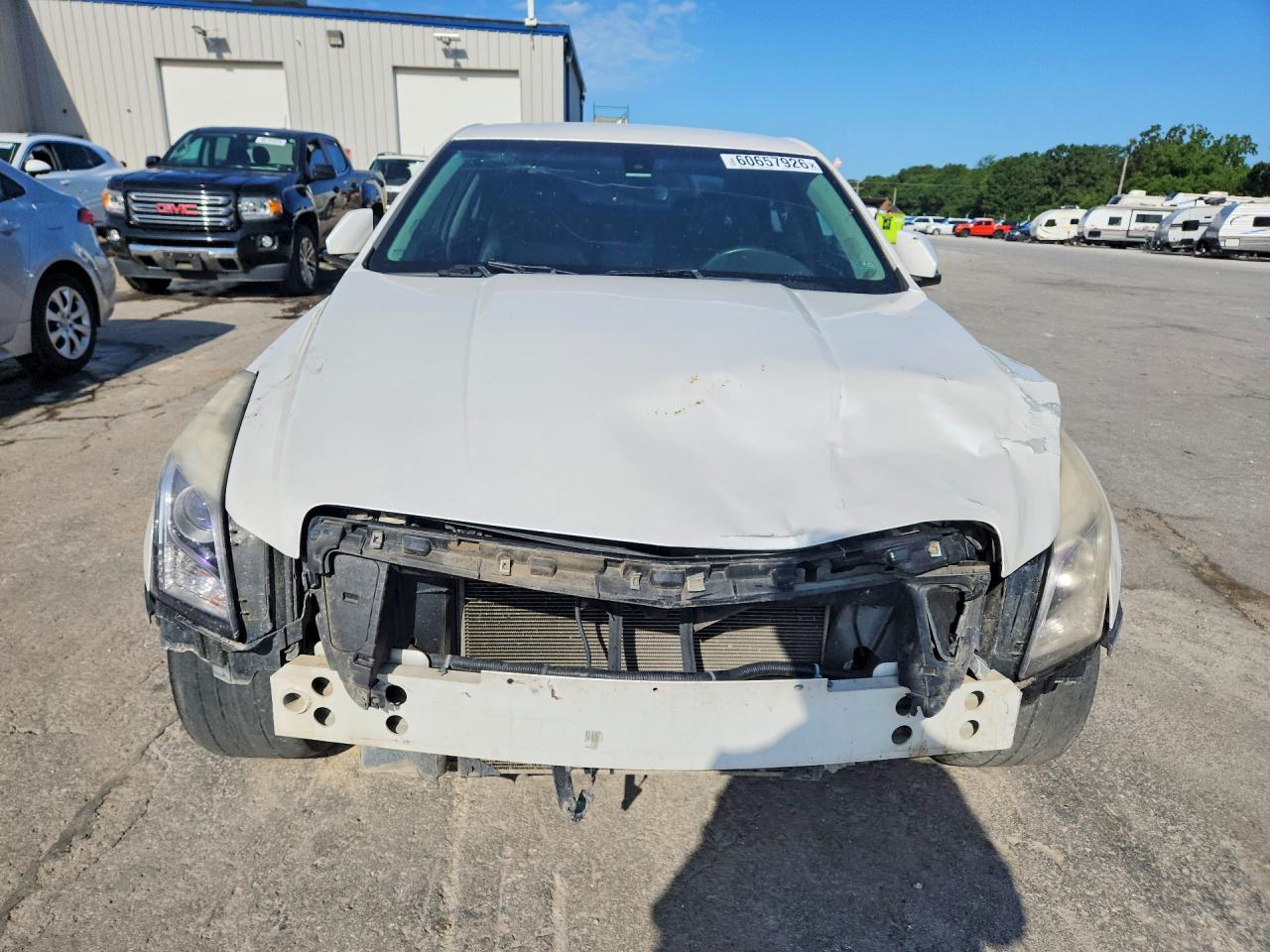 2015 Cadillac Ats White vin: 1G6AA5RA7F0114468