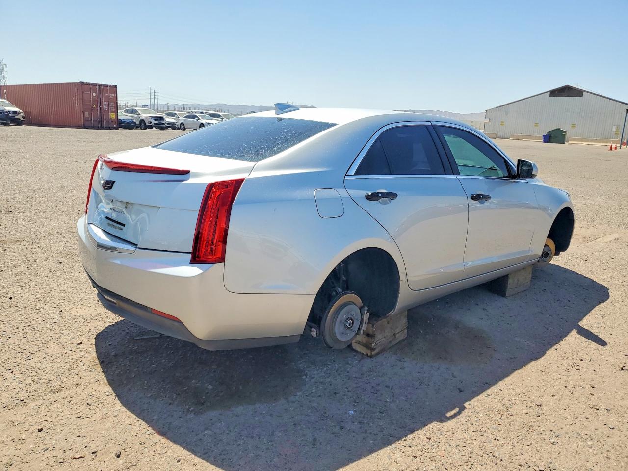 2015 Cadillac Ats Silver vin: 1G6AA5RA7F0132548