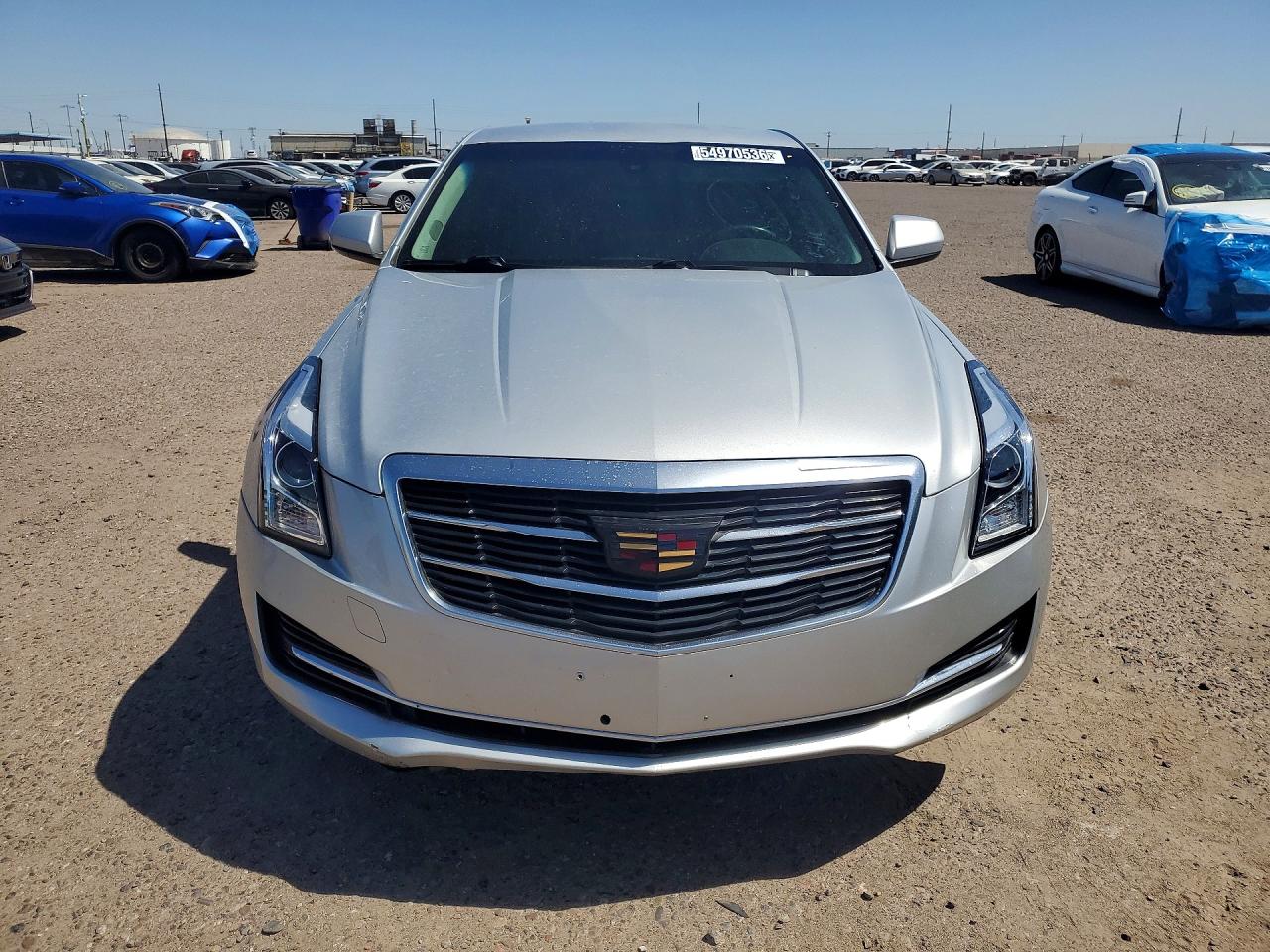2015 Cadillac Ats Silver vin: 1G6AA5RA7F0132548