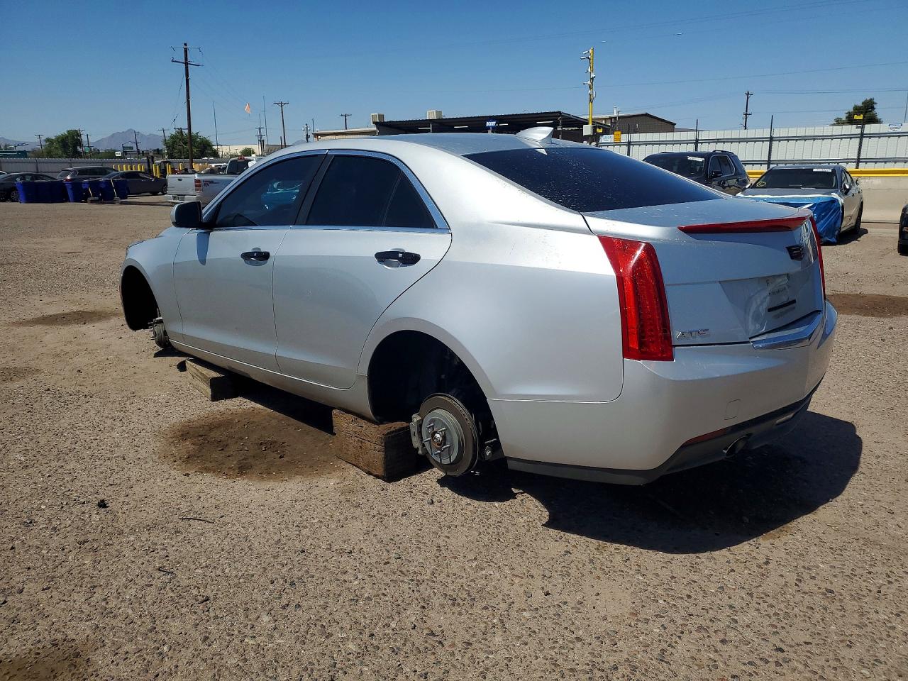 2015 Cadillac Ats Silver vin: 1G6AA5RA7F0132548
