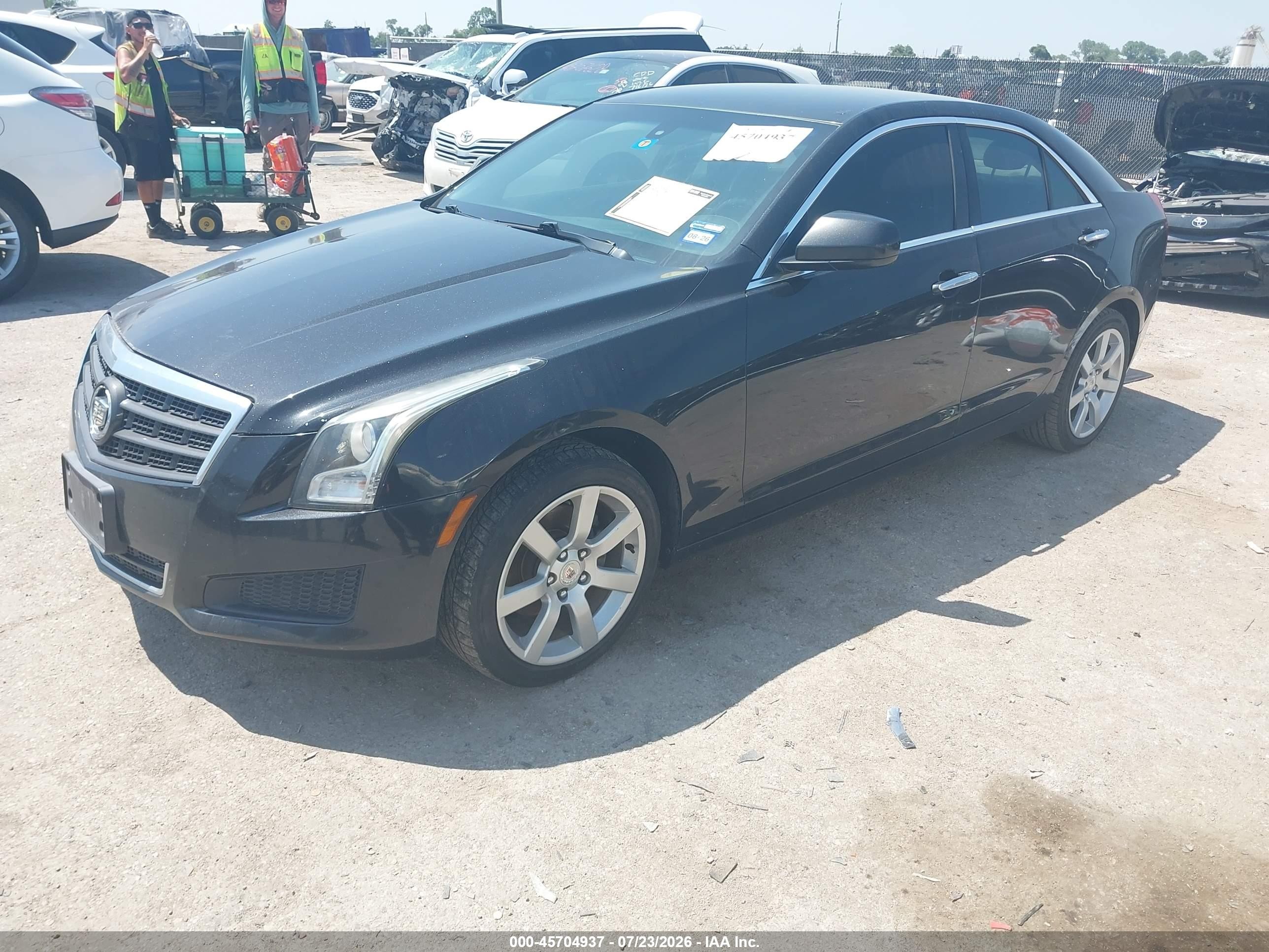 2013 Cadillac Ats Standard Black vin: 1G6AA5RA8D0140199