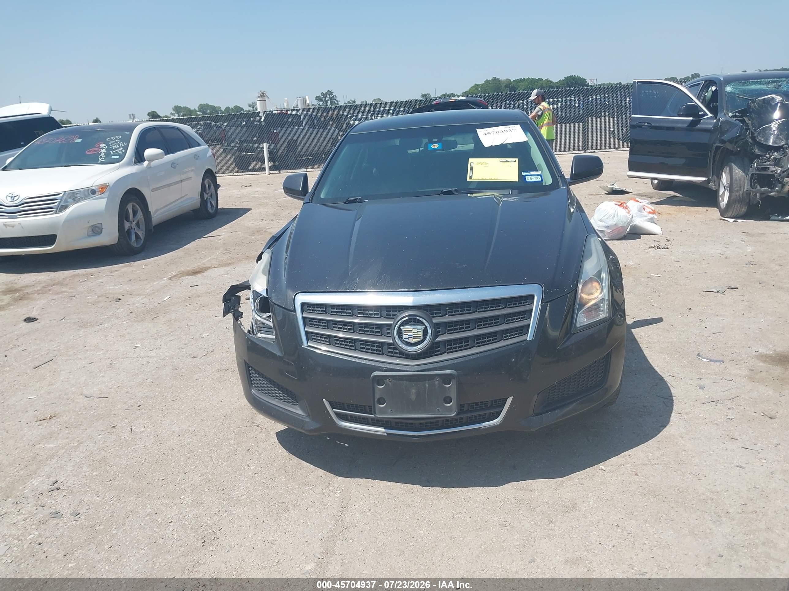 2013 Cadillac Ats Standard Black vin: 1G6AA5RA8D0140199
