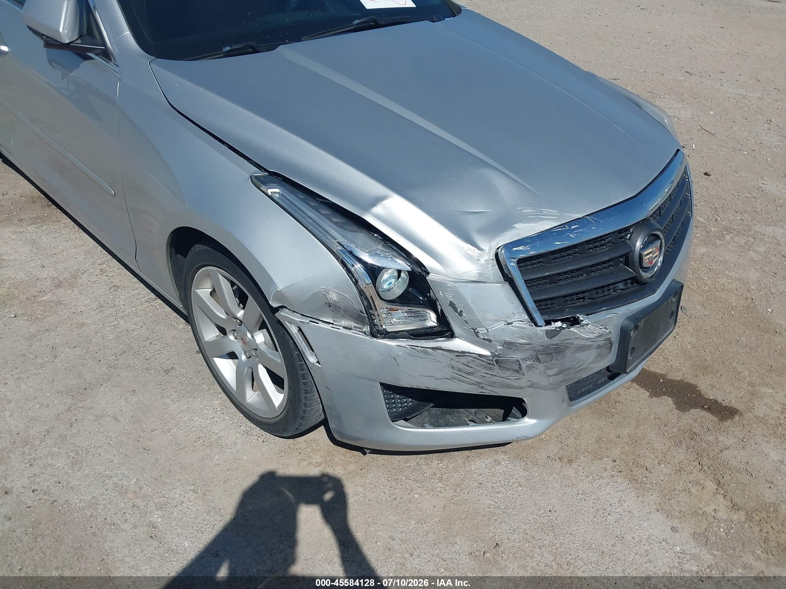 2013 Cadillac Ats Standard Серебряный vin: 1G6AA5RA8D0145869