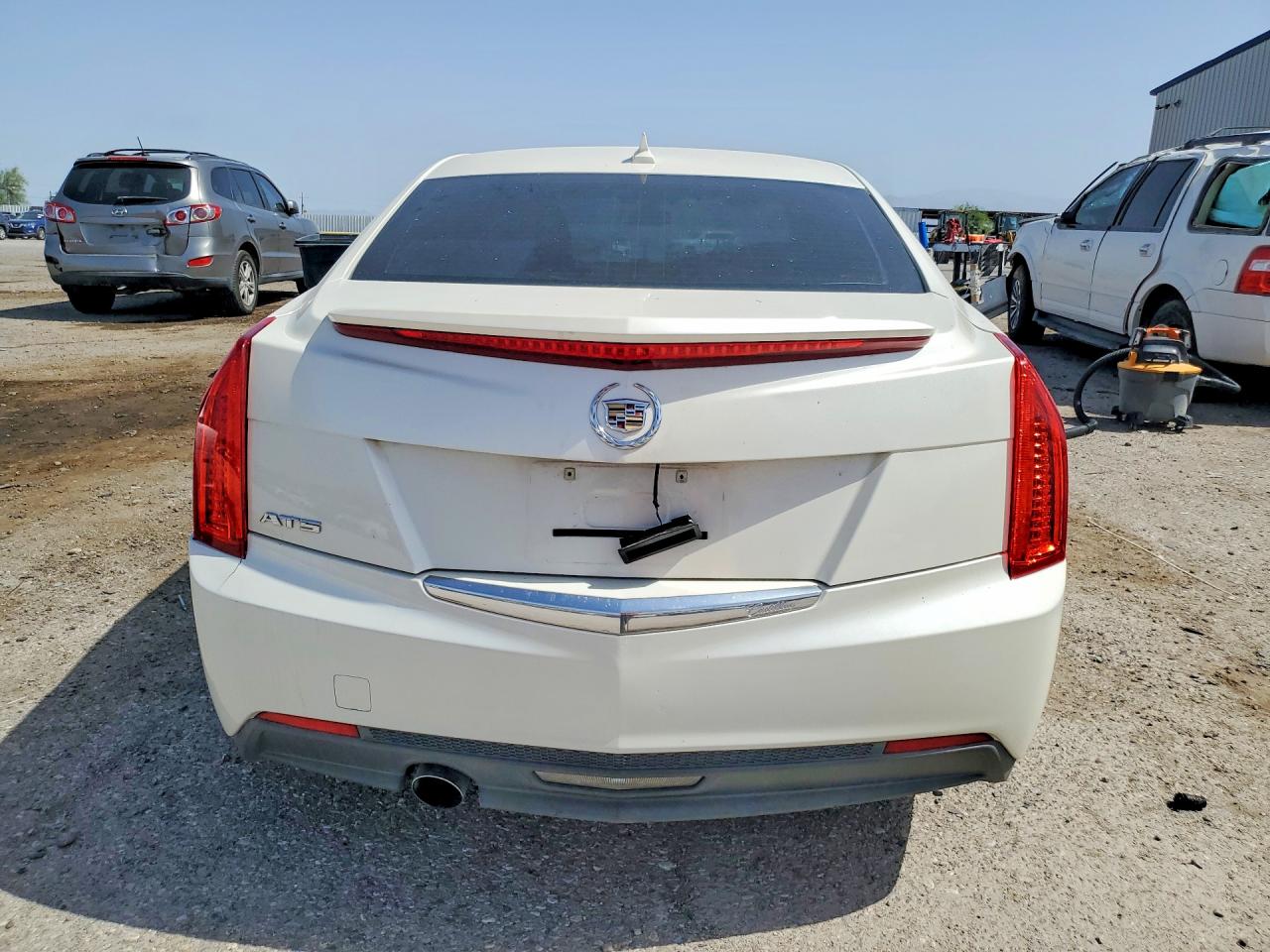 2013 Cadillac Ats White vin: 1G6AA5RA8D0151140