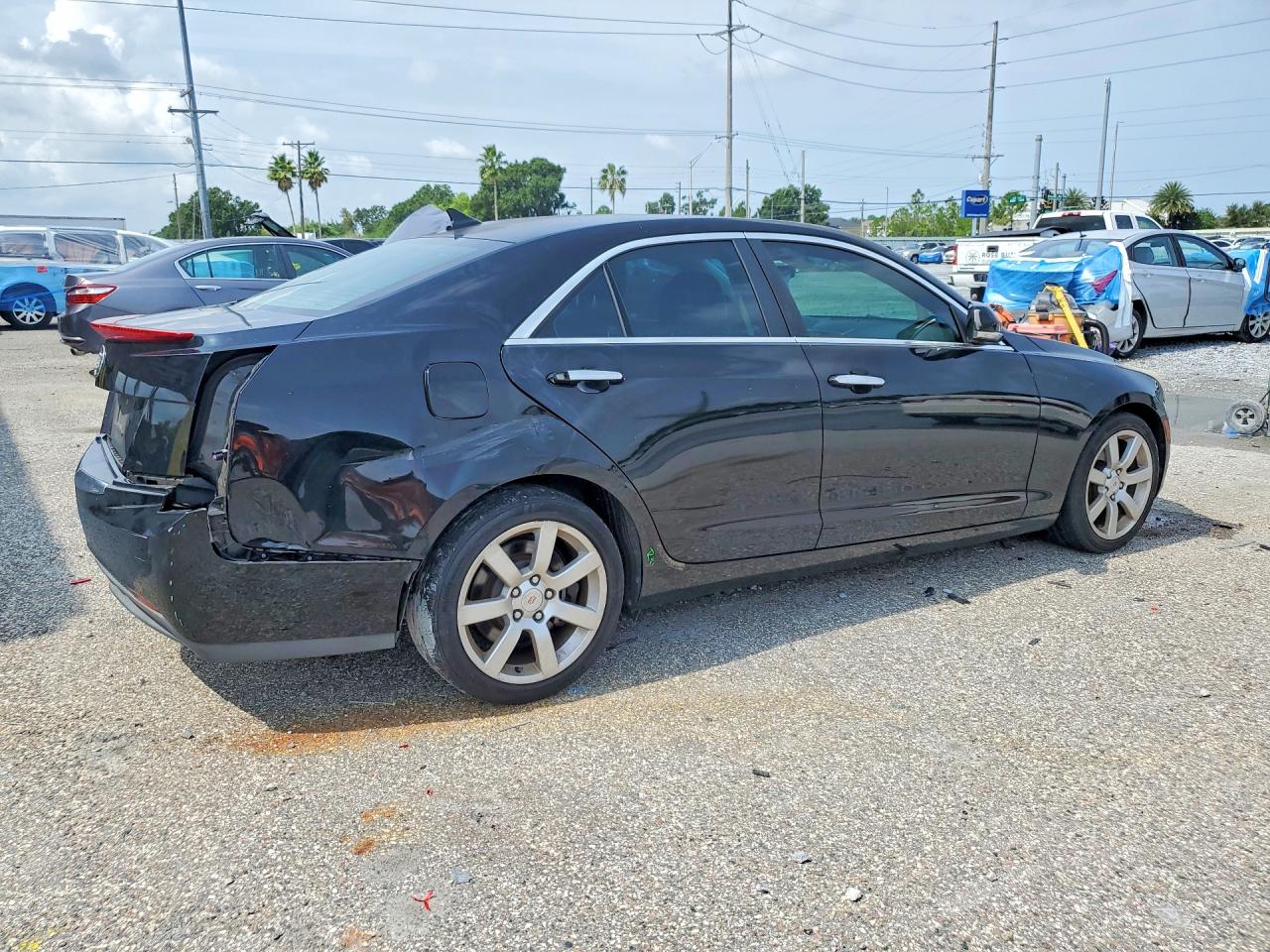 2014 Cadillac Ats Black vin: 1G6AA5RA8E0176282