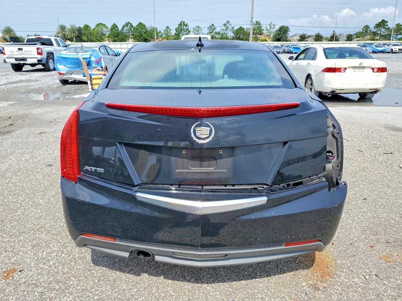 2014 Cadillac Ats Black vin: 1G6AA5RA8E0176282